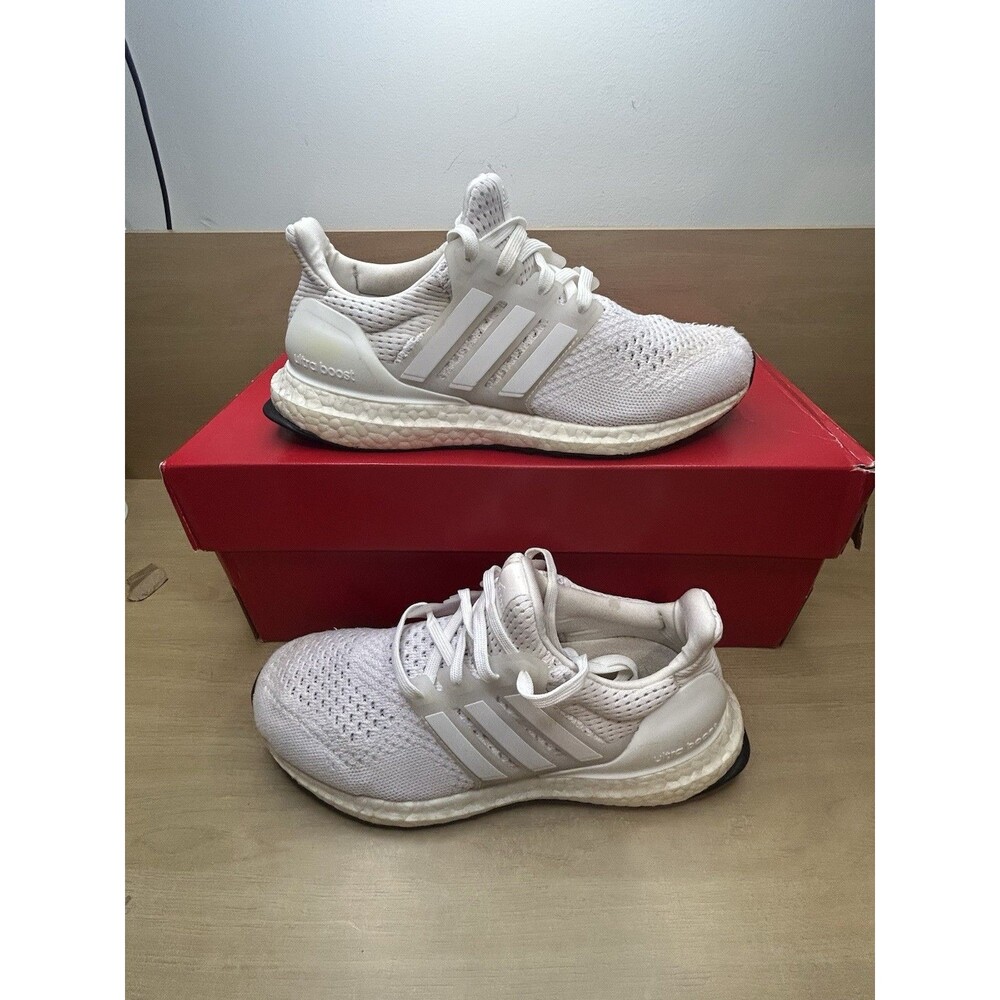 adidas Ultraboost 1.0 Triple White Running Shoes HQ4207 Women’s Size 6.5